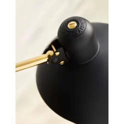 Kaiser Idell 6580-F Vloerlamp Black/Brass - Fritz Hansen - Koop Online -Verlichting Opslag 5702370000912fhkaiseridell6580 fmattblackbrass2