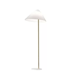 Opala Midi Vloerlamp White/Brass - Pandul - Koop Online