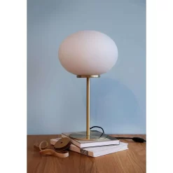 Queen Tafellamp Opal/Brass - DybergLarsen - Koop Online -Verlichting Opslag 5704709072317queen bord opal brass dyberglarsen5