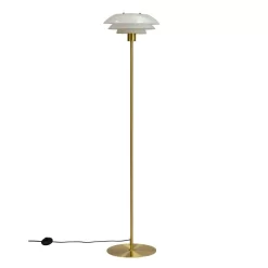DL31 Vloerlamp Opal/Brass - DybergLarsen - Koop Online