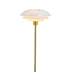 DL31 Vloerlamp Opal/Brass - DybergLarsen - Koop Online -Verlichting Opslag 57047090821634