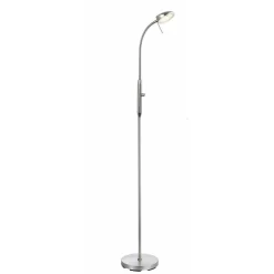 Vegas Vloerlamp Brushed Steel - Halo Design - Koop Online