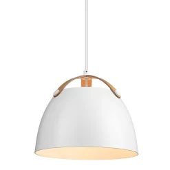 Oslo Hanglamp Ø24 White/Oak - Halo Design - Koop Online