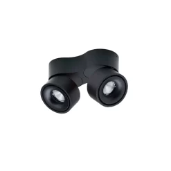 Easy W2100 LED Bevestigingsspot 2X10W Zwart - Antidark - Koop Online