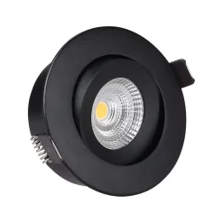 Downlight Ingebouwd Spot 7W 2700K Tilt Zwart - Antidark - Koop Online
