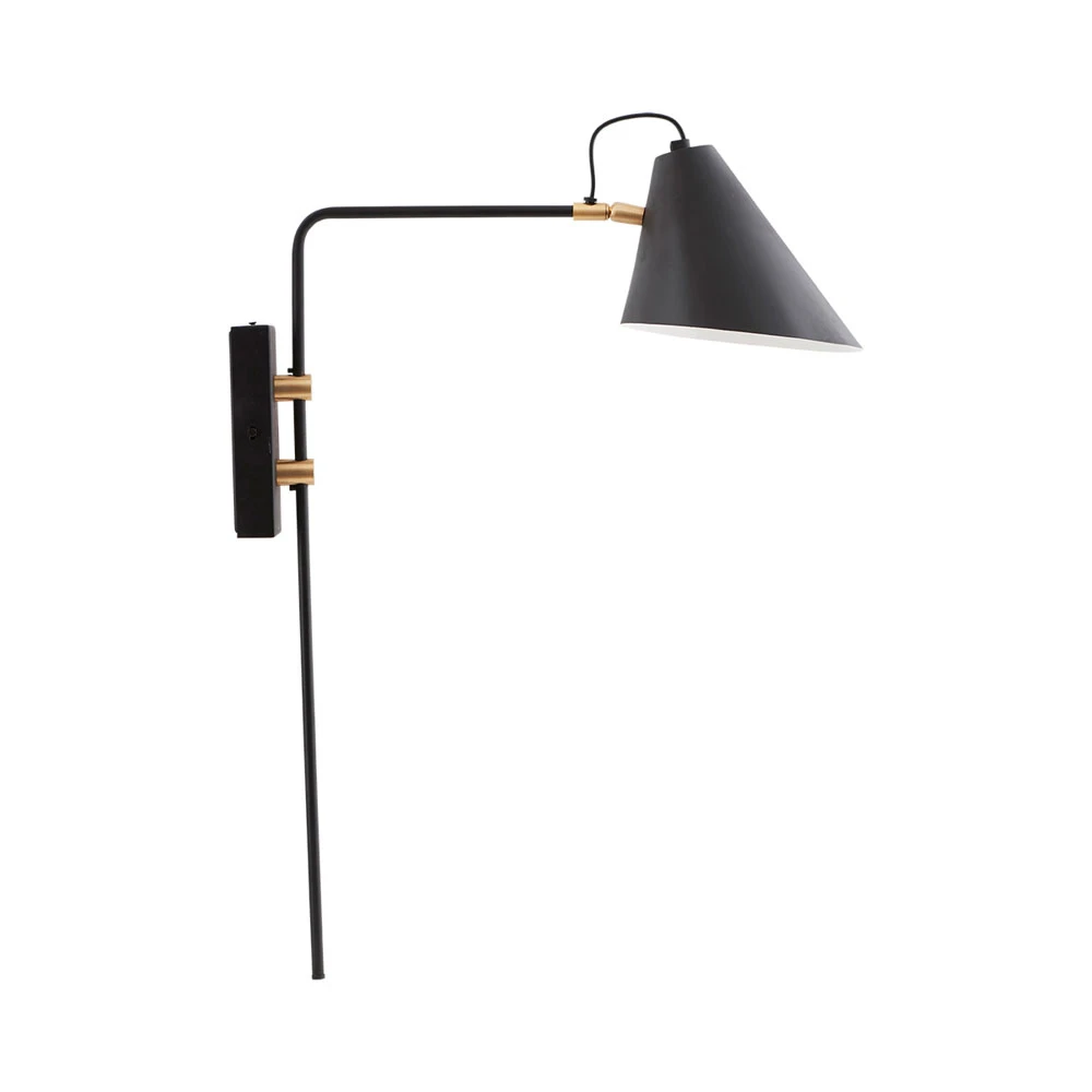 Club Wandlamp 22cm Zwart - House Doctor - Koop Online 3 Club Wandlamp 22cm Zwart - House Doctor - Koop Online