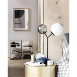 Twice Tafellamp Geelkoper Finish - House Doctor - Koop Online -Verlichting Opslag 5707644524149 1 1 2