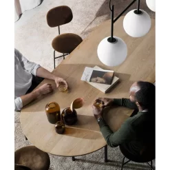 TR Bulb Suspension Frame Black/Shiny Opal - Menu - Koop Online -Verlichting Opslag 5709262028498 tr bulb frame pendel black mshiny opal bulb menu 3