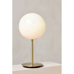 TR Bulb Tafellamp Brushed Brass/Shiny Opal - Menu - Koop Online 8 TR Bulb Tafellamp Brushed Brass/Shiny Opal - Menu - Koop Online -Verlichting Opslag 5709262036523 MENU TR Bulb Table Lamp 3