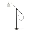 Bl4 VloerLamp Ø21 Zwart Geelkoper/Klassisk Wit - GUBI - Koop Online -Verlichting Opslag 5710902746450 bestlite bl4 gulvlampe sort messinghvid gubi 1
