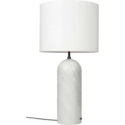 Gravity XL Low Vloerlamp White Marble/White - GUBI - Koop Online