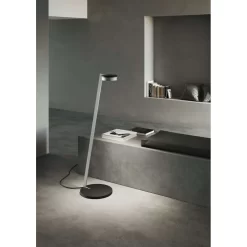 Blade F1 Slim Vloerlamp Matt Black/Satin Silver - Light-Point - Koop Online -Verlichting Opslag 5711389001377 3 1