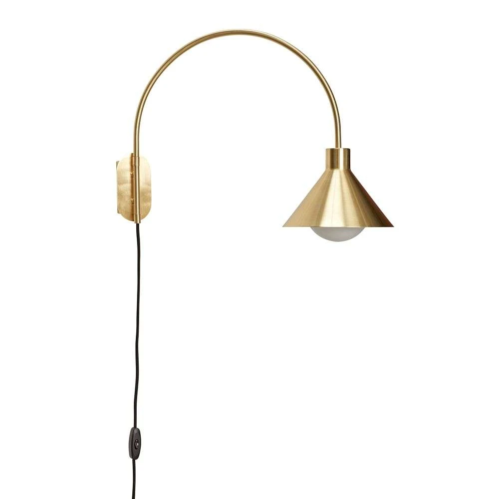 Pipe Wandlamp Brass - Hübsch - Koop Online 3 Pipe Wandlamp Brass - Hübsch - Koop Online