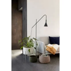 Rope Vloerlamp Zwart - Hübsch - Koop Online -Verlichting Opslag 57127720713352