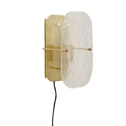 Ruffle Wandlamp Brass - Hübsch - Koop Online