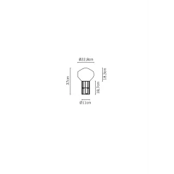 Aérostaal Tafellamp Small Zwart - Fabbian - Koop Online -Verlichting Opslag 5712802103364ac3a9rostat20bordlampe20small20sort20 20fabbian 3