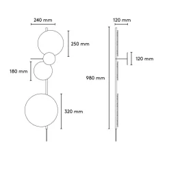 Planet Wandlamp Fig Purple - Please Wait To Be Seated - Koop Online -Verlichting Opslag 5713583002716 11 1 2