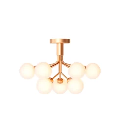 Apiales 9 Plafondlamp Brushed Brass - Nuura - Koop Online