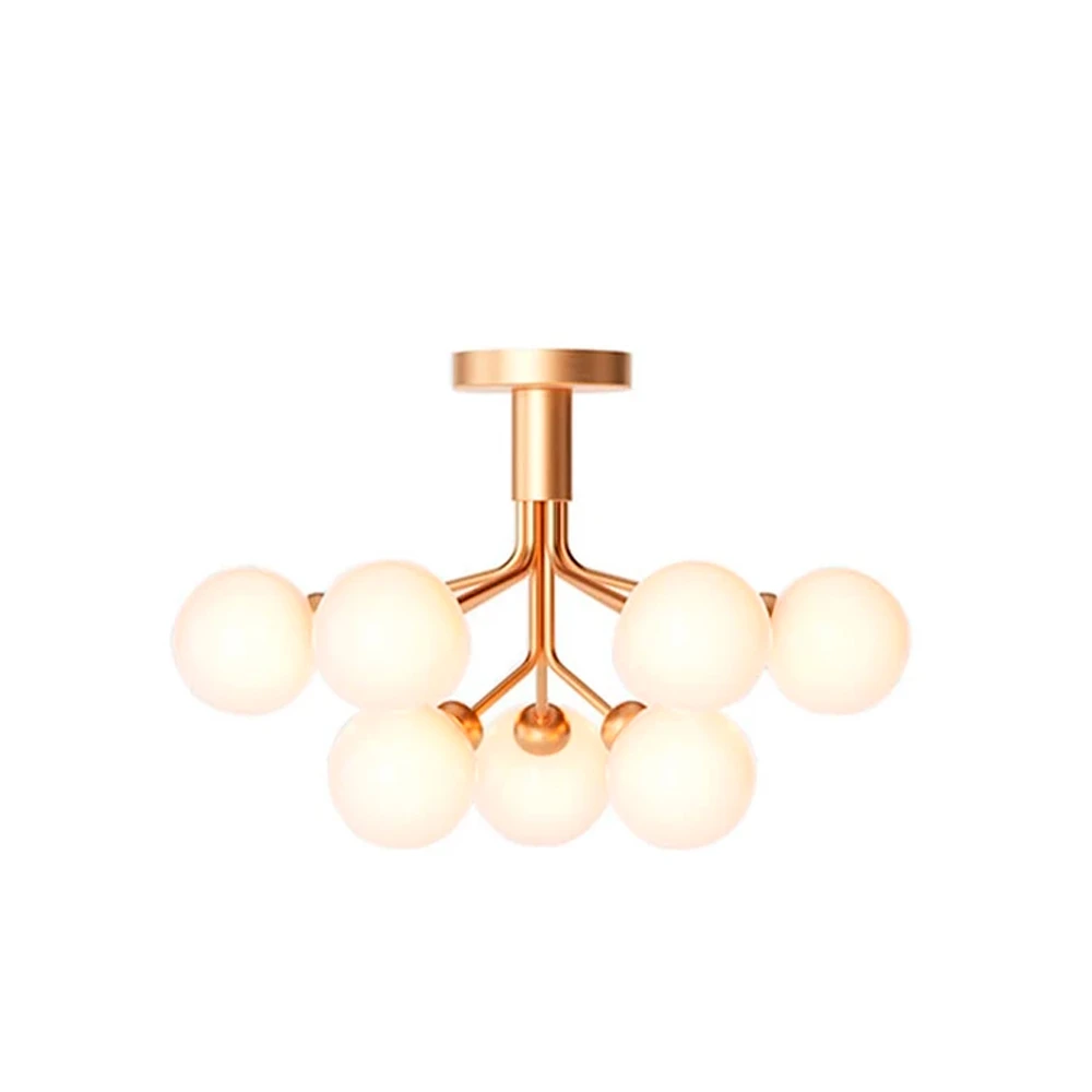 Apiales 9 Plafondlamp Brushed Brass - Nuura - Koop Online 3 Apiales 9 Plafondlamp Brushed Brass - Nuura - Koop Online