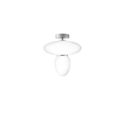 Rizzatto 42 Plafondlamp Satin Silver/Opal - Nuura - Koop Online