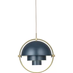 Multi-Lite Hanglamp Ø36 Messing/Midnight Blue - GUBI - Koop Online