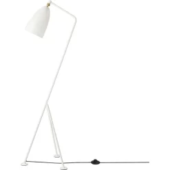 Gräshoppa Vloerlamp Glossy Alabaster White - GUBI - Koop Online