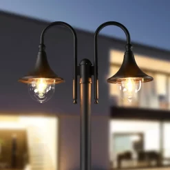Lilou Buiten Tuinlamp Black - Lindby - Koop Online -Verlichting Opslag 62911057011982