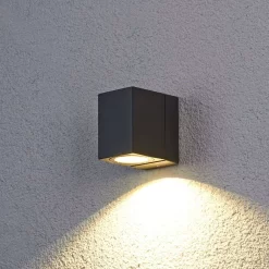 Lorik Buiten Wandlamp Graphite - Lucande - Koop Online -Verlichting Opslag 62911057019832