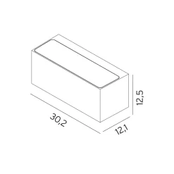 Asker LED Big Up/Down Buiten Wandlamp Wit - Norlys - Koop Online -Verlichting Opslag 704289130061920asker20led20big20updown20udendc3b8rs20vc3a6glampe20hvid20 20norlys 5