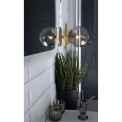Art Deco Plafondlamp/Wandlamp IP44 Smoke - Globen Lighting - Koop Online -Verlichting Opslag 73194369415606