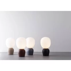 Buddy Tafellamp Donkere Roest/Opaal - Belid - Koop Online -Verlichting Opslag 739153406196820buddy20bordlampe20mc3b8rk20ruststrukturopal20 20belid 5