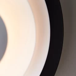 Diablo Wandlamp LED Mat Zwart/Glanzend Rood Ø300mm - Belid - Koop Online -Verlichting Opslag 739153407064920diablo20vc3a6glampe20led20mat20sortblank20rc3b8d20c3b8300mm20 20belid 3