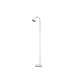 Deluxe Vloerlamp Wit/Geelkoper LED - Belid - Koop Online