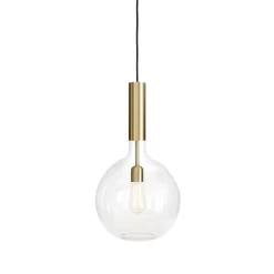 Rosdala Hanglamp Klein Slebet Geelkoper/Transparant - KonstHantverk - Koop Online