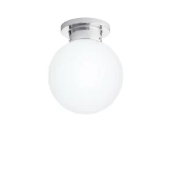 Glob Plafondlamp Ø25 Chrome/Matt White - Konsthantverk - Koop Online