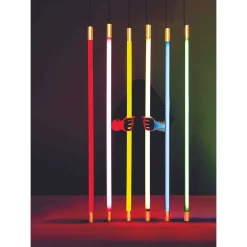 Linea LED Lamp Red/Gold - Seletti - Koop Online -Verlichting Opslag 80082150151324