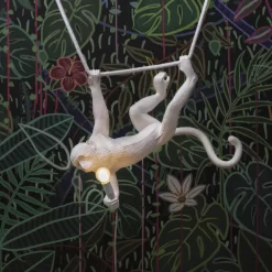 Monkey Hanglamp Swing Wit - Seletti - Koop Online -Verlichting Opslag 8008215148755 monkey20swing20white20 20seletti 4