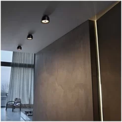 Wan Plafondlamp/Wandlamp Zwart - Flos - Koop Online -Verlichting Opslag 800 5 1