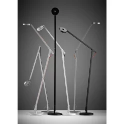 String F1 VloerLamp Wit/Zilver - Rotaliana - Koop Online -Verlichting Opslag 8013210188385 string f1 gulvlampe hvidsilver rotaliana 3