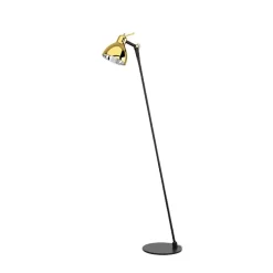 Luxy Glam F0 Vloerlamp Black/Gold Semi Transparent - Rotaliana - Koop Online