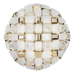 Mida Plafondlamp/Wandlamp Large White-Gold - Slamp - Koop Online