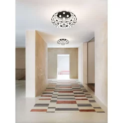 Mesh LED Plafondlamp Ø72 Dimbaar - Luceplan - Koop Online -Verlichting Opslag 8056304362308 Mesh plafone 72cm 2