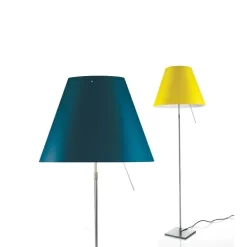Costanza VloerLamp Met Dimmer Alu/Petroleum Blue - Luceplan - Koop Online -Verlichting Opslag 820090008307120costanzina20gulvlampe20petroleum blue luceplan 5