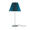 Costanza Tafellamp Met Dimmer Alu/Petroleum Blue - Luceplan - Koop Online -Verlichting Opslag 820090008311420costanza20bordlampe20petroleum blue luceplan 1