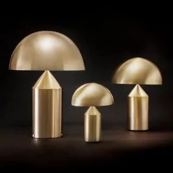 Atollo Tafellamp Small Goud - Oluce - Koop Online -Verlichting Opslag 820090008624320atoolo20guld20small 3