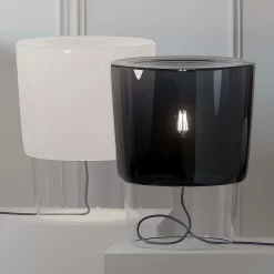 Vestale T3 Taffellamp Smoked Grey - Prandina - Koop Online -Verlichting Opslag 82009000933784