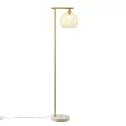 Kimya Vloerlamp Messing/Marmer - Lindby - Koop Online