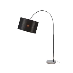 Fenda Bow Vloerlamp Ø45,5 Black/Copper/Chrome - SLV - Koop Online