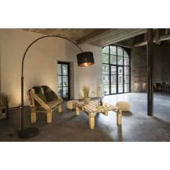 Fenda Bow Vloerlamp Ø45,5 Black/Copper/Chrome - SLV - Koop Online -Verlichting Opslag 82009000947923