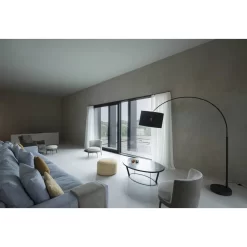 Fenda Bow Vloerlamp Ø70 White/Black - SLV - Koop Online -Verlichting Opslag 82009000948004